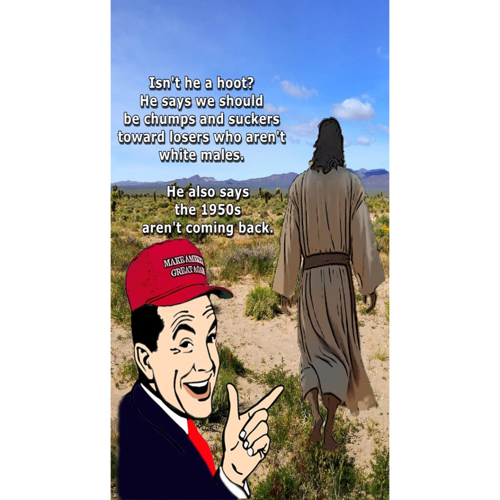 Christ and the fake MAGAs