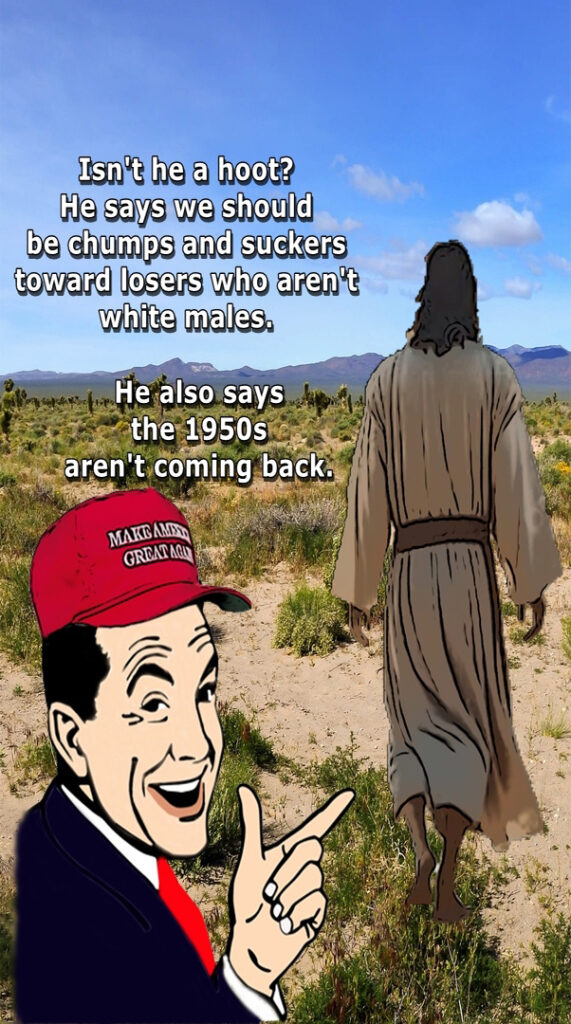 Christ and the fake MAGAs