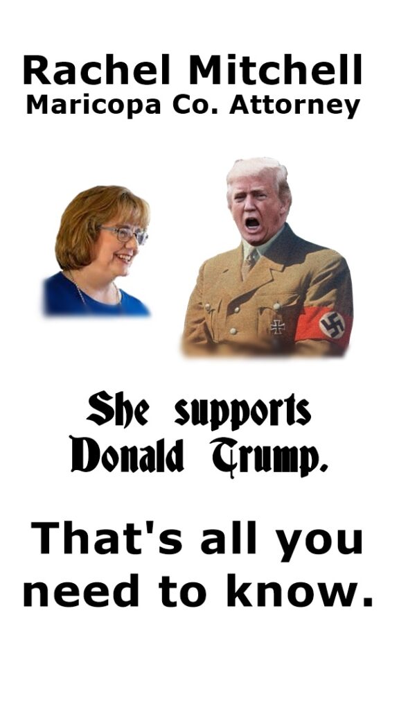 Rachel Mitchell supports the lies from Donald Trump