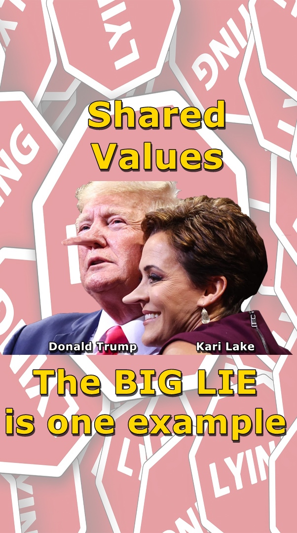 Trump-Lake: Shared Values