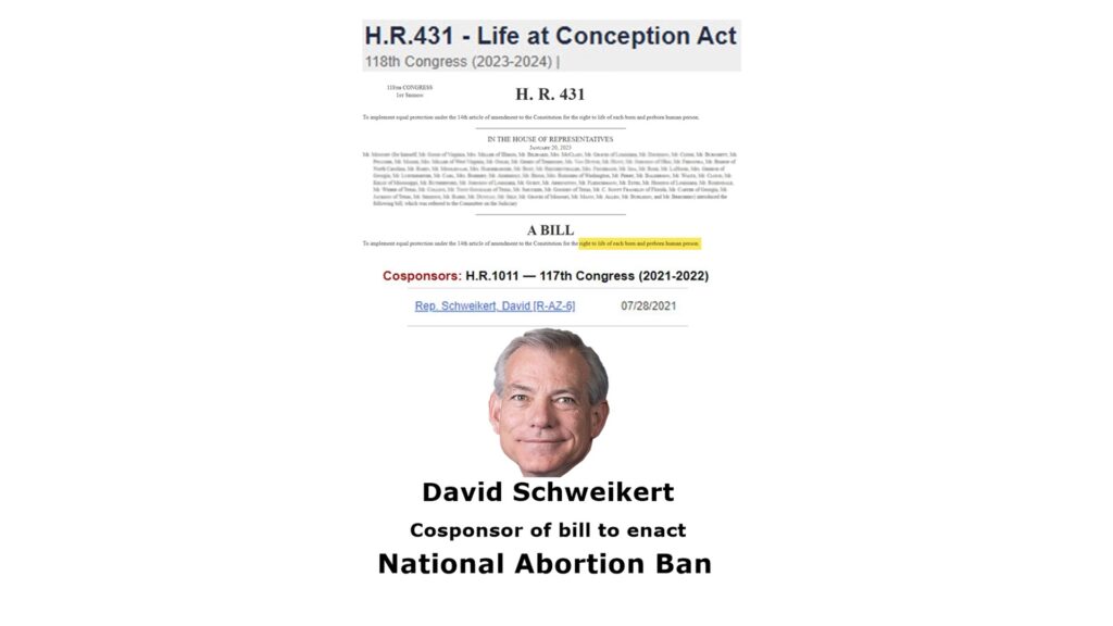 David Schweikert - National Aborton Ban